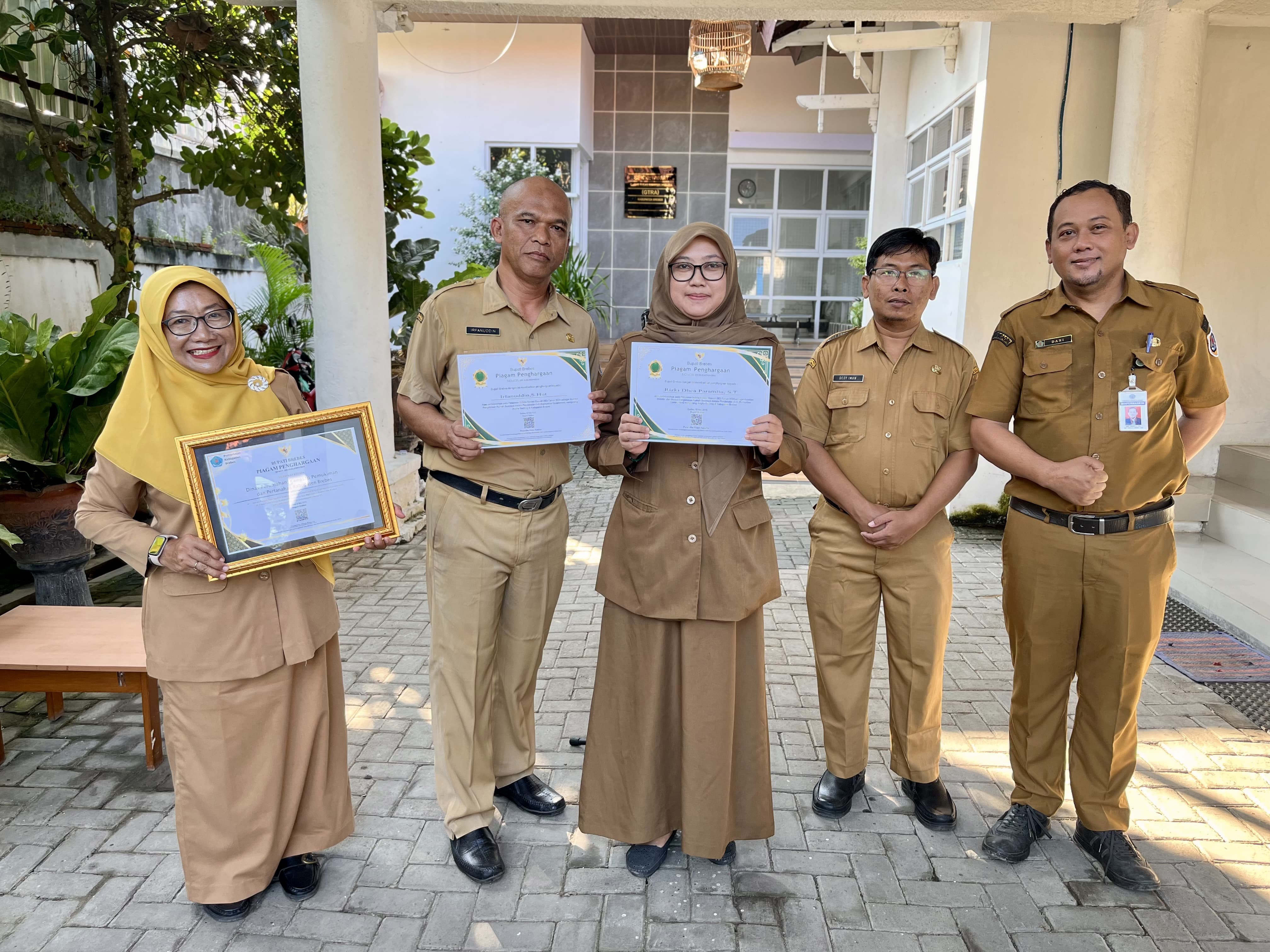 Apel Pagi Dinperwaskim Diselingi Pengumuman Penghargaan Inovasi Daerah